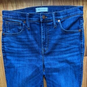 Madewell Dark blue 10’ high rise skinny denim jeans - size 29